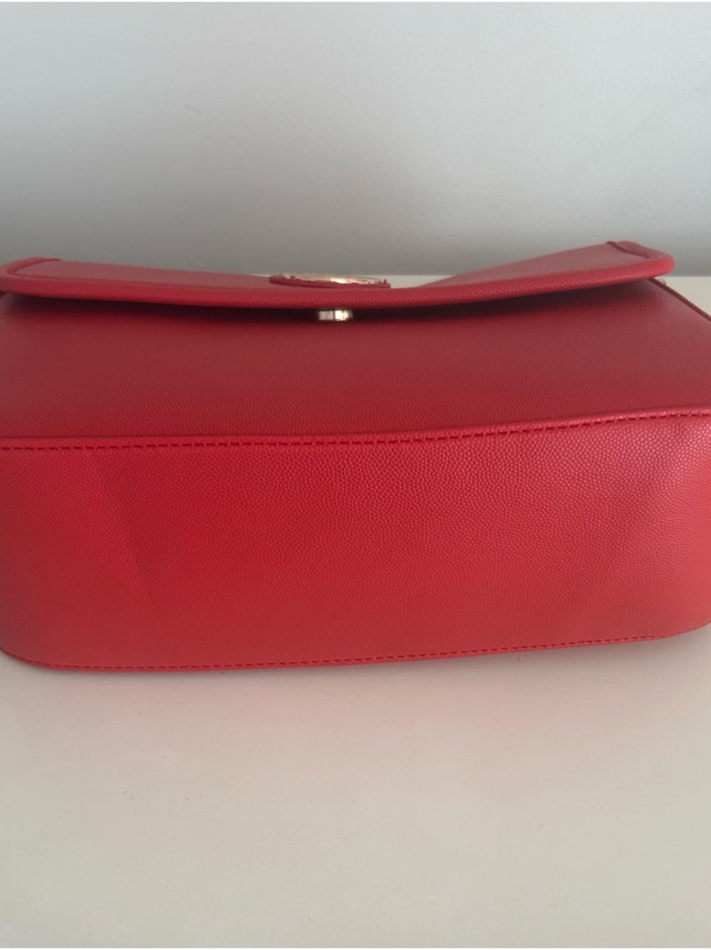 NWT CXL by Christian Lacroix Red Caviar Shoulder Bag with Gold Hardware - Picture 9 of 13